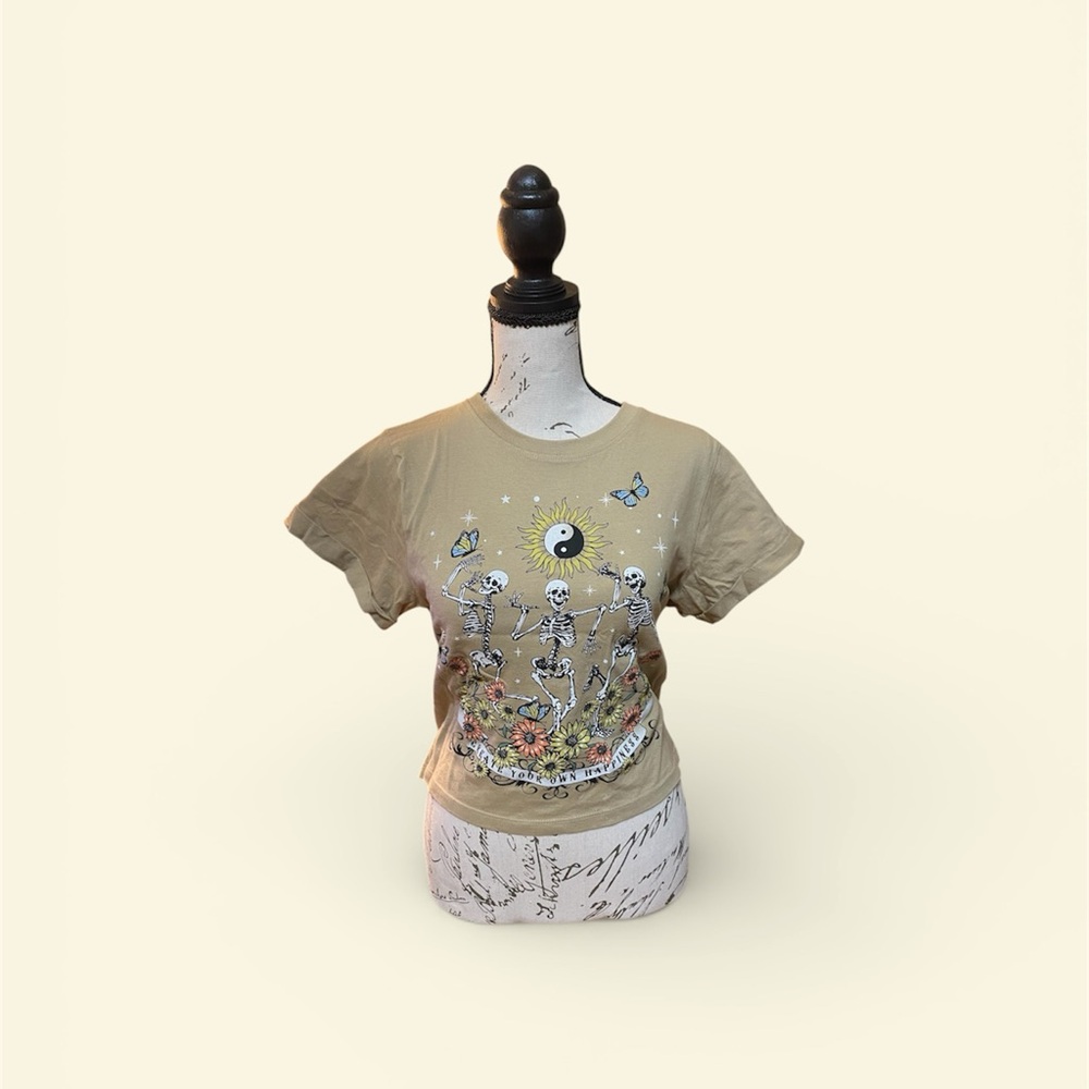 Tan Graphic Women's Tee